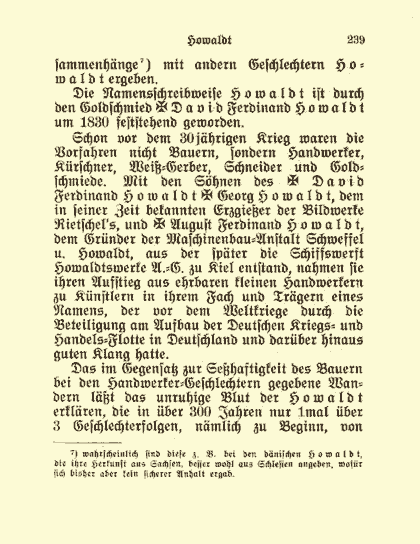 Sonderdruck aus dem Deutschen Geschlechterbuch - Seite 239