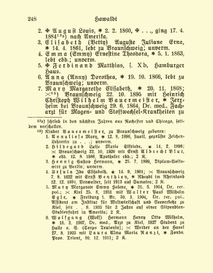 Sonderdruck aus dem Deutschen Geschlechterbuch - Seite 248