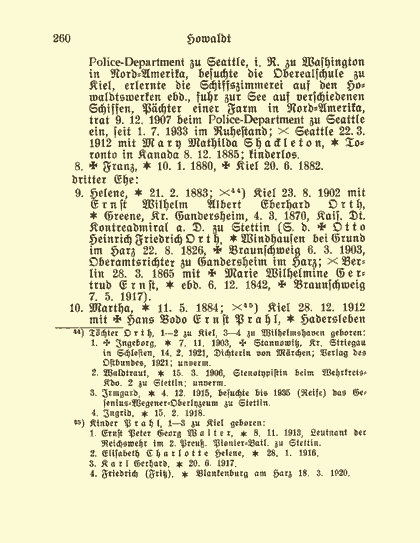 Sonderdruck aus dem Deutschen Geschlechterbuch - Seite 260