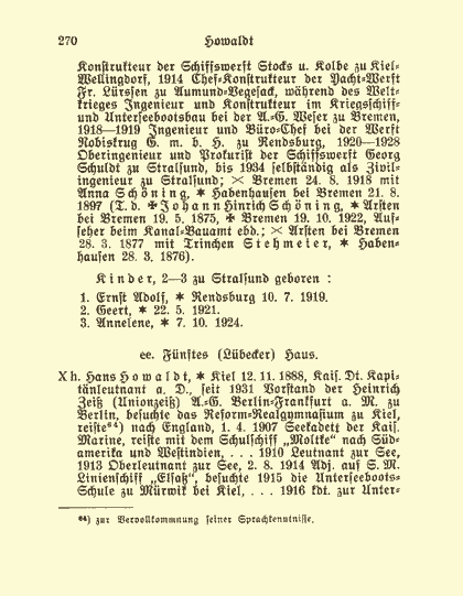 Sonderdruck aus dem Deutschen Geschlechterbuch - Seite 270