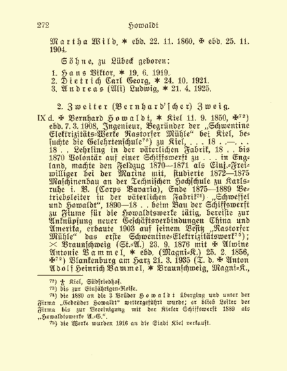 Sonderdruck aus dem Deutschen Geschlechterbuch - Seite 272